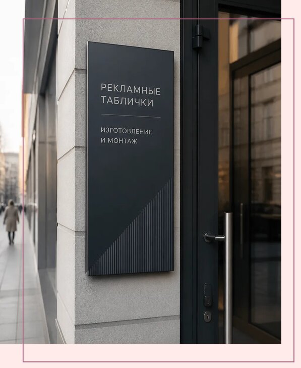 Рекламные таблички в Анжере-Судженске по цене от 4616 р. | Аванза-Нжр