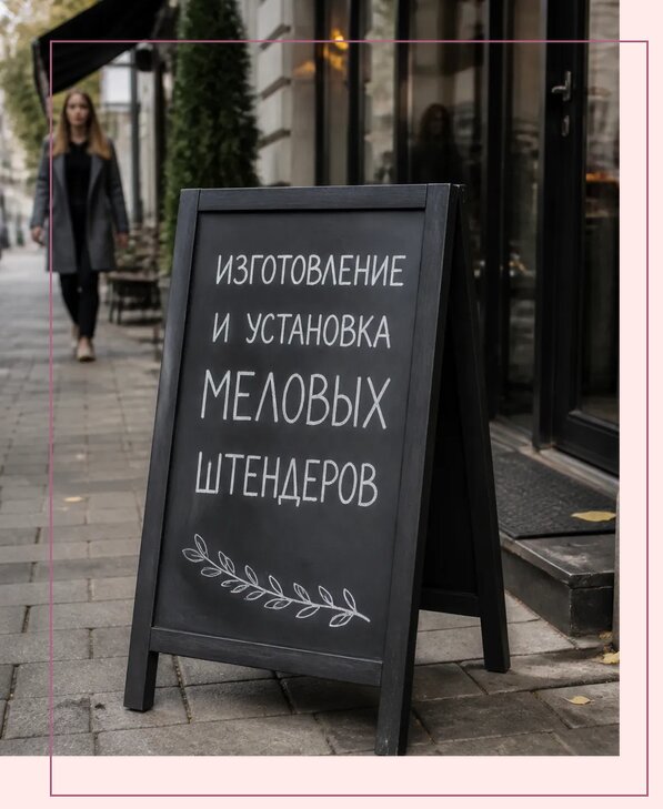 Меловые штендеры в Анжере-Судженске по цене от 6667 р. | Аванза-Нжр